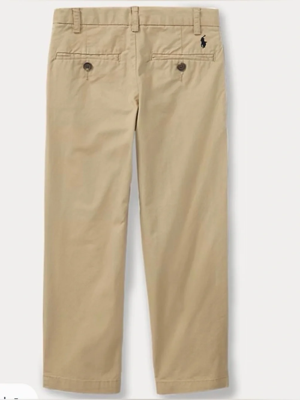 Ralph Lauren Bright Green Short-Sleeve Shirt and Khaki Twill Pants Set